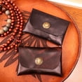 thumbnail image 4 of WIFKLSIIPG Handmade Retro Small Card Holder for Men and Women First Layer Cowhide Wallet Purse Business Card Holder, 4 of 7