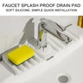 thumbnail image 6 of Silicone Faucet Mat for Kitchen Sink, Fast Drying Handle Drip Catcher Tray Mat, Sink Organizer for Dish Soap Sponge Kitchen Accessories, Drying Mat Sink Splash Guard for Kitchen Bathroom, 6 of 9