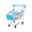 Blue, variant on Jacenvly Christmas Ornaments Children Supermarket Mini Shopping Cart Mini Shopping Cart Mini Supermarket Shopping Cart Living Room Decor