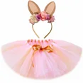 thumbnail image 2 of Falda tutú para niñas pequeñas, disfraz de conejito de Pascua, tutú para niños, disfraz de conejo de Halloween, minifaldas de tul mullidas para niñas, 2 of 5