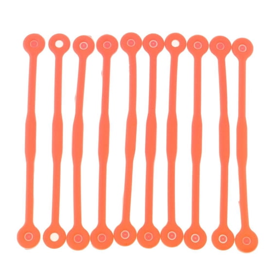 Long Tennis Racket Vibration Dampener Parts Pack, , Orange