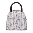 thumbnail image 1 of Balery Lavender Flowers Bolsa de Almuerzo para Mujeres, Caja de Almuerzo, Bolsa de Almuerzo Pequeña Impermeable, Tote de Almuerzo Reutilizable con Gran Capacidad, 1 of 6
