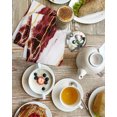 thumbnail image 4 of Marble Red Kitchen Dish Towels for Drying Dishes Set of 4, Gold Foil Ceramic Style Cracks Scratches Waffle Weave Microfiber Hand Tea Bathroom Towels Quick Dry & Absorbent Towel 15.7x23.6, 4 of 7