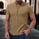 thumbnail image 2 of Playeras Deportivas Camiseta De Manga Corta Para Hombre Camisetas Casuales Sólidas Para Vacaciones Tops, 2 of 5