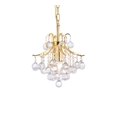 thumbnail image 3 of Elegant Lighting Toureg 12" 3 Light Royal Crystal Chandelier, 3 of 6