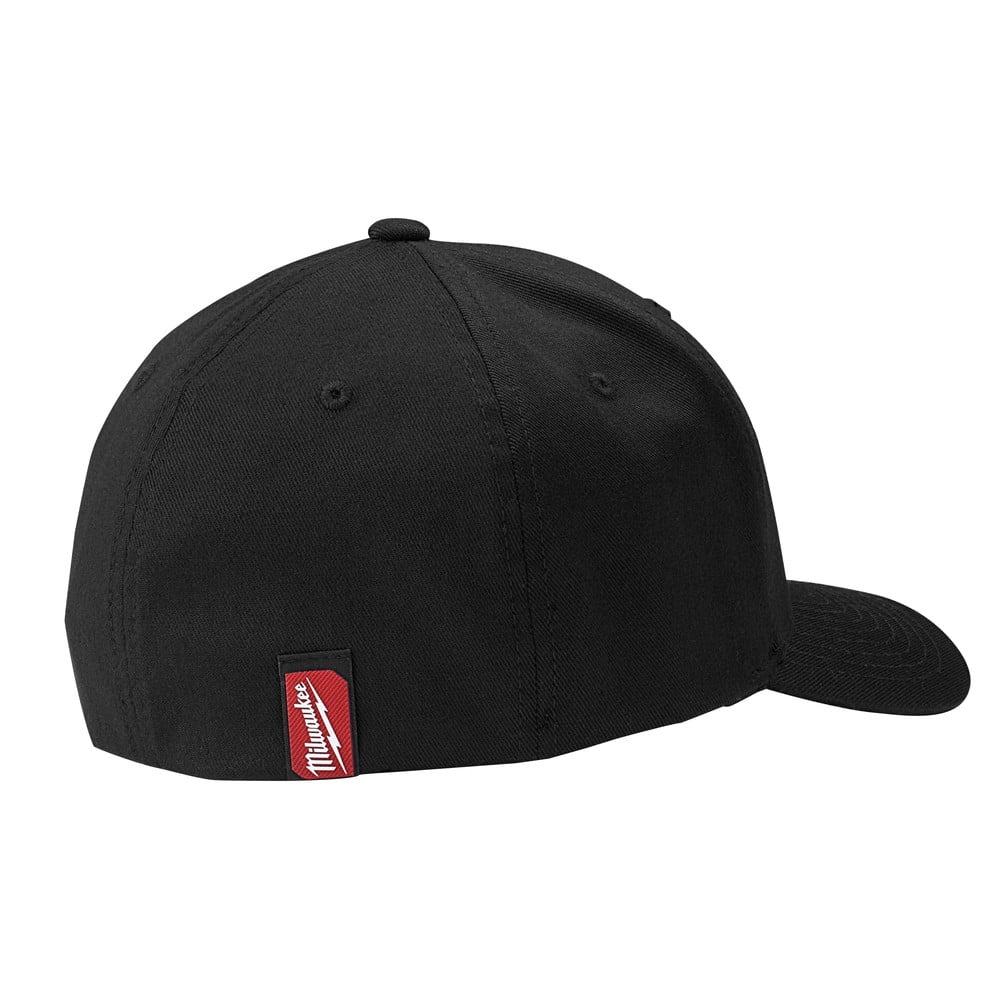 Milwaukee 504B-LXL FF FITTED HAT - BLACK L/XL