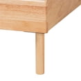 thumbnail image 5 of Baxton Studio Denton Natural Brown Finished Wood Queen Size Platform Bed, 5 of 9