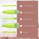 thumbnail image 3 of Xiao Hua Juego de 5 brochas de maquillaje portátiles para viaje, mini juego de brochas de maquillaje multifuncionales, caja de brochas de maquillaje con espejo, verde, 3 of 5