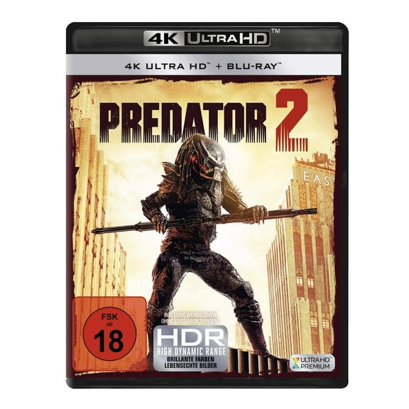 Predator 2 (4K Ultra-HD) ( Blu-ray 2D) (4K Ultra HD) Gary Busey Adam Baldwin Stephen Hopkins