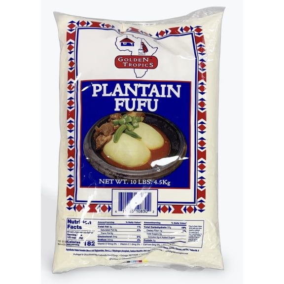 Rahama Market - Golden Tropics Plantain Fufu Flour 10 Lbs (4.5 Kg)