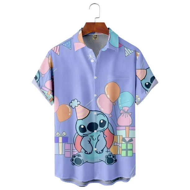 Disney Stitch Hawaiian Shirt, Funny Stitch Beach Shirt, Movies Lilo