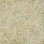 Regal Collection Pack of 10 (18" x 18") Self Adhesive Natural Stone 2mm Thick Vinyl Tiles - Ghibli Beige Granite