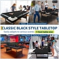 thumbnail image 3 of EDTara 6Ft/7Ft Portable Pool Table, Adults Folding Billiards Tables, Outdoor Pool Table for Family Game Room, Adult Rrec Room, Basements, Man Cave or Garage, 3 of 7