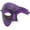 Purple, variant on Shiny Masquerade Masks for Men One Eyed Half Face Vintage Venetian Masks Carnival Halloween Mask for Party Prom Ball Costume Mask 1 PC Purple One Size