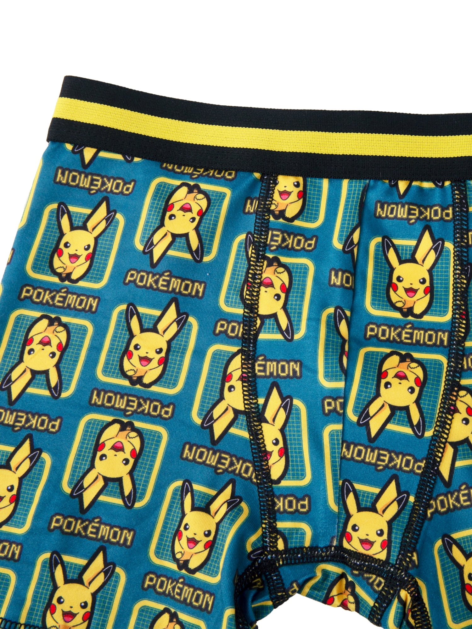 Pokemon Boys Athletic Boxer Brief Character Underwear, 5-Pack, Sizes XS-M