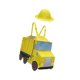 thumbnail image 4 of Traje infantil de actuación con sombrero, disfraz de coche de carnaval de Halloween para cumpleaños. Vehículo de ingeniería, 4 of 8