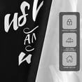 thumbnail image 3 of Laundry Black Kitchen Window Curtain White Words Funny Minimalist Trendy Wash Dry Fold Small Short 27.5" W x 39" L Curtains Set for Living Room Bedroom Bathroom 2 Panels Rod Pocket Drapes, 3 of 6