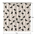 thumbnail image 5 of Dachshund Dog Shower Curtain 72"x72" ,Bathroom Decorative Shower Curtains Set with 12 Hooks,Modern Waterproof Washable Shower Curtain, 5 of 6