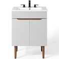 thumbnail image 5 of Modway Harvest Modern Style Wood Bathroom Vanity in Gray/White, 5 of 10