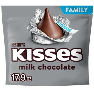 HERSHEY'S KISSES Milk Chocolate Candy 17 oz Bag - Walmart.com