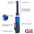 thumbnail image 2 of ACDelco ARW1218-3P G12 Series 12V Li-ion Cordless 3/8 40 ft-lbs. Extended Ratchet Wrench Tool Kit,, 2 of 7