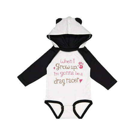 

Inktastic Future Drag Racer Cute Gift Baby Girl Long Sleeve Bodysuit