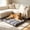 Gray#246, variant on Waterproof Non-Slip Pet Sleeping Mat Washable Soft Pad with Thermal Cotton Filling for Cats and Small to Medium Dogs Indoor and Outdoor Use