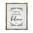 thumbnail image 3 of Stupell Industries Encouraging Scripture Verse Quote Casual Leaf Sprigs Graphic Art Metallic Gold Floating Framed Canvas Print Wall Art, Design by Lettered and Lined, 3 of 5
