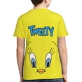 thumbnail image 2 of Looney Tunes Tweety Bird Cute Teen T-Shirt Crewneck Short Sleeve Double-Sided Print Summer Tee Shirts Top For Youth Boys Girls Children X-Large, 2 of 7
