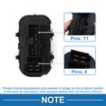 thumbnail image 4 of Interruptor de ventana eléctrica del lado izquierdo delantero Unique Bargains para Ford Focus 2007-2000 No.YS4Z14529BA, 4 of 7