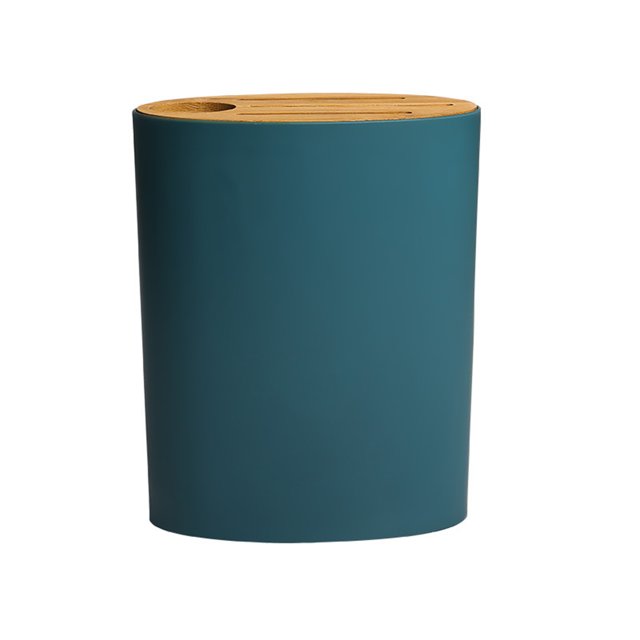 Soporte para cuchillos Jadeshay de bambú con orificios de drenaje