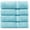 Blue, variant on Luxury Bath Towels Set - 3 Piece Set, 100% Cotton Bathroom Towels, Zero Twist, Quick Shower Towels, Absorbent Bath Towel, Super Soft, 1 Bath Towel, 1 Hand Towel, 1 Wash Cloths - Aqua Sky