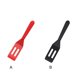 thumbnail image 3 of Yuarrent Espátulas para pasteles Pala para fritos de silicona Utensilios de cocina para el hogar Mini pala antideslizante Herramientas y accesorios para hornear rojo, 3 of 6