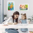 thumbnail image 6 of Yucurem 2 Pack Artwork Display Frame, 6.6" x 10.23" Front Opening Art Picture Frame Changeable, Holds 50-200 PCS for A4 Artwork, Crafts, Art Projects Storage, 6 of 10