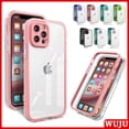 thumbnail image 2 of WUJU 3 En 1 Jelly Transparente Protector De Cámara Completa Funda Para iPhone 13 12 11 Pro Max XR X XS 7 8 Plus A Prueba De Golpes Suave TPU Cubierta, 2 of 4