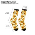thumbnail image 2 of Rocae Modern Elegant Sunflower for Girls Boys Crew Socks,Children's Socks, Kids Socks, Toddler Socks: Daily Wear with Kids School Uniform, 2 of 5