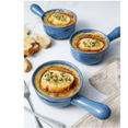 thumbnail image 5 of Soup Bowls with Handle, 15 Oz Ceramic French Onion Soup Bowls, Large Soup Crocks Oven Safe for Stew, Onion, Soup, Chilli, Set of 4, Ceylon Blue, 5 of 6