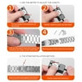 thumbnail image 2 of Men Stainless Steel Watchband Strap Metal Band for Smartwatch, 2 of 11