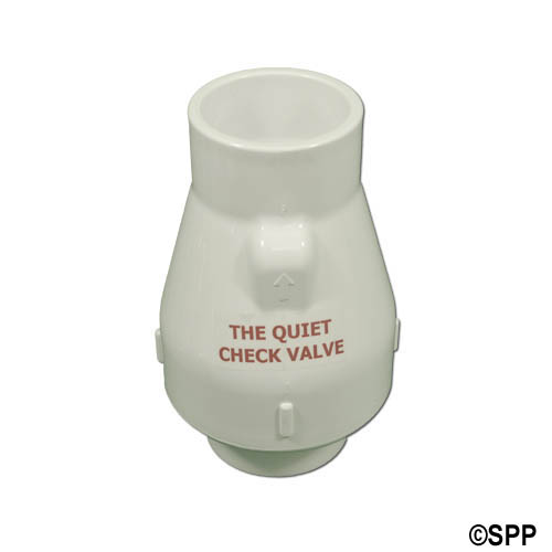 Magic Plastics Check Valve, Magic, 1/2lb Spring, 2"S x 2"S, White