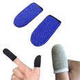 thumbnail image 3 of Anti-Sweat Finger Cots Mobile Game Touch Screen Finger Covers Fiber Breathable Wrapping Fingers Game Artifact, 3 of 9