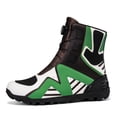 thumbnail image 1 of Botas De Moto Y Zapatos De Moto Para Todas Las Estaciones Para Hombre Y Mujer,Negro verde,43, 1 of 15