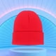 thumbnail image 3 of Gorro de punto de invierno, cómodo, para adultos, hombres y mujeres, para clima frío Rojo, 3 of 9