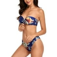 thumbnail image 3 of Nuevo traje de baño dividido para mujer Traje de baño sexy con estampado de flores casuales Fridja nalpqowj19459, 3 of 9