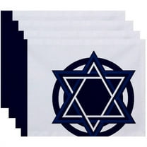 Simply Daisy 18" x 14" Star Bright Geometric Print Placemat