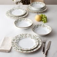 thumbnail image 5 of Noritake Holly and Berry Gold 12-Piece Dinnerware Set, Service for 4, 5 of 7