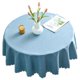thumbnail image 1 of Manteles de microfibra impermeables, manteles redondos para exterior e interior., 1 of 5