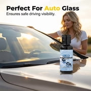 Glass Scratch Repair Liquid 100ml with Polishing Sponge Heavy Duty Remover