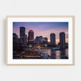 thumbnail image 2 of Seaport Lights - Photography Cityscape Harbor Skyline Architecture Water Sunset Boardwalk Unframed Wall Art Print 24 x 36 inches, 2 of 7
