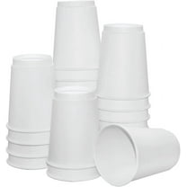 Diska Nulife 12 oz Double Wall White Disposable Paper Cups, 500 Count