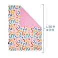 thumbnail image 3 of Wildkin Plush Velour Baby Blanket for Girls and Boys (Confetti Peach), 3 of 5